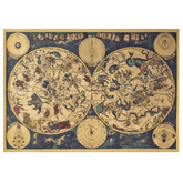 Vintage Astrology Constellation Poster